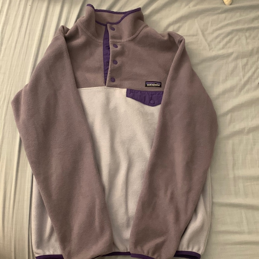 3 tone purple Patagonia Synchilla